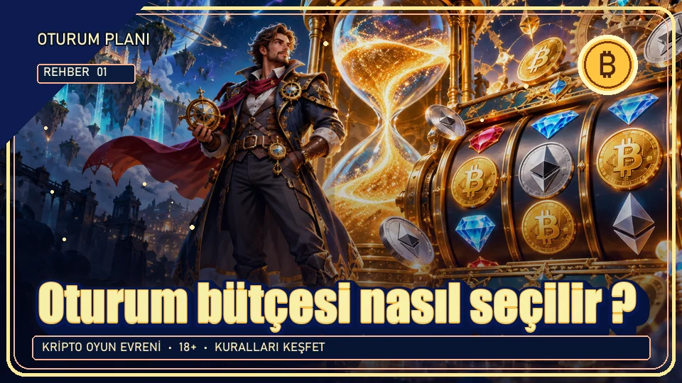 Oturum bütçesi nasıl seçilir? için kripto temalı oyun kapağı