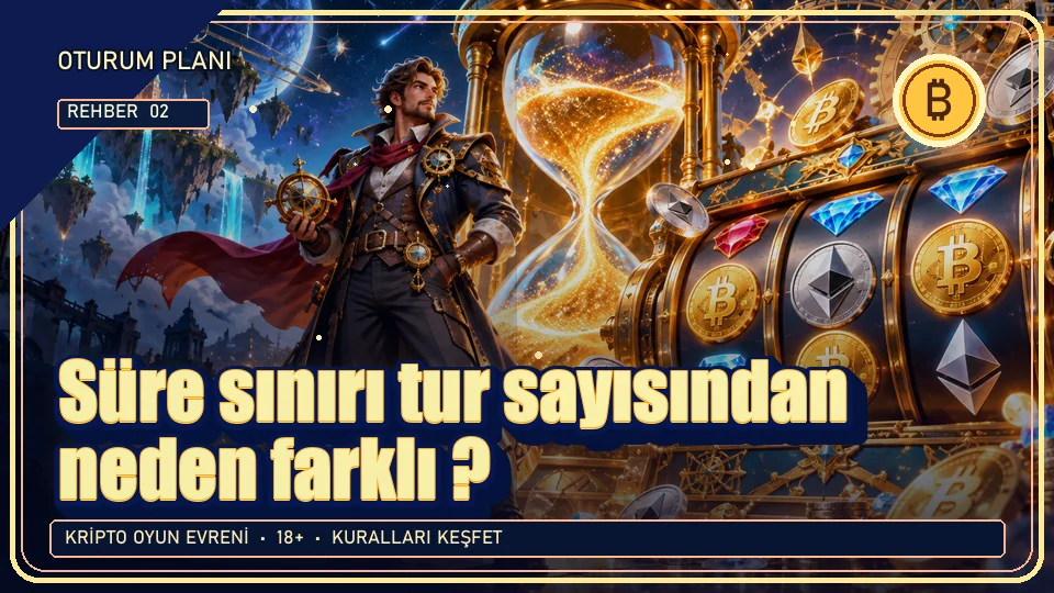 Süre sınırı tur sayısından neden farklı? için kripto temalı oyun kapağı