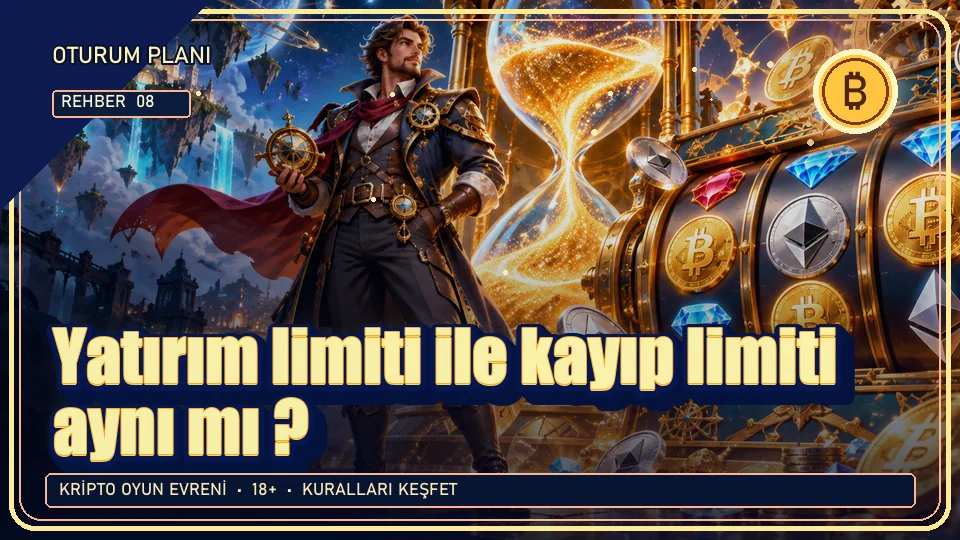 Yatırım limiti ile kayıp limiti aynı mı? için kripto temalı oyun kapağı